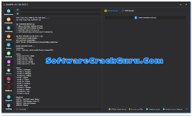RomFw Tool V01.08.2023-1 - FREE