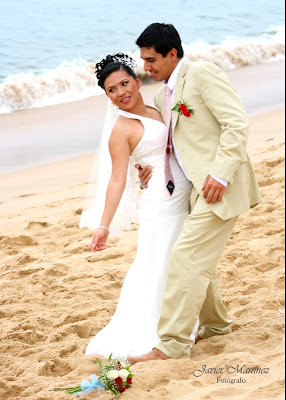 Boda en Playa, Velo de novia, Bodas Huatulco