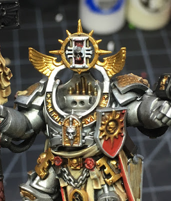 Grey Knights Grand Master Voldus WIP torso closeup