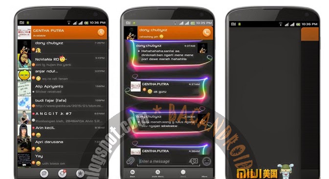 Download BBM Mod Blank Volution Neon Color Apk V2.6.0.30(New) 