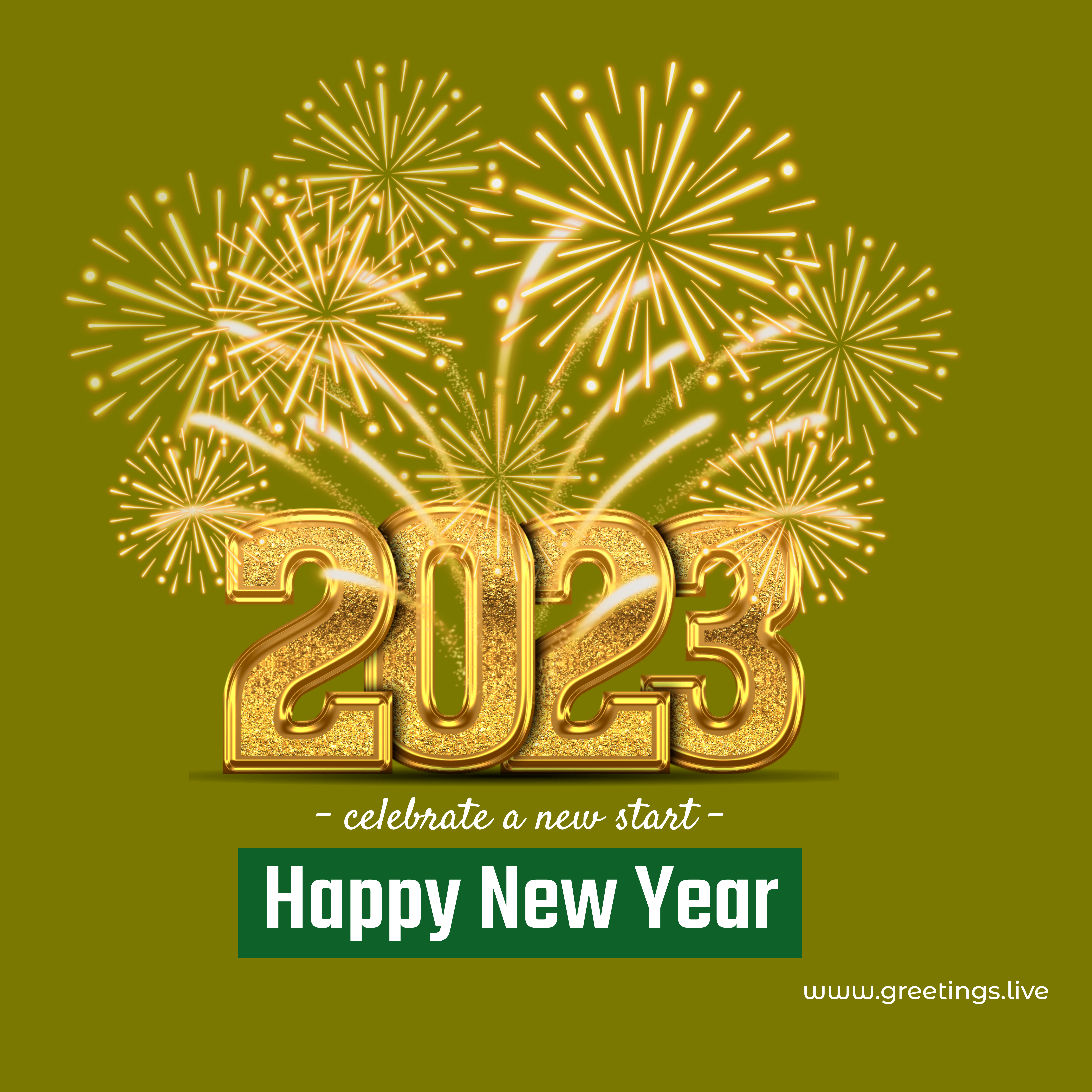 *Free Daily Greetings Pictures Festival GIF Images: 2023 Happy  New year image collection