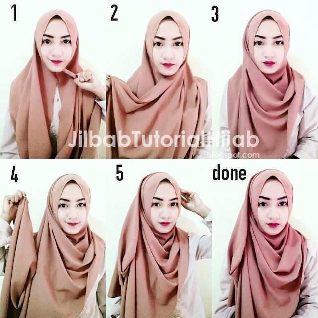 hijab tutorial style hijab pashmina 2016 diamond crape - lebaran ramadhan idul fitri terbaru