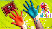 Happy Holi Wallpaper Created by Self. Posted by Abhishek Ranjan at Wednesday . (holi)