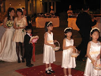 Jessica with the flower girls