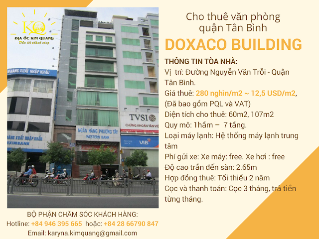 Tòa nhà Doxaco Building đường Nguyễn Văn Trỗi