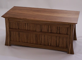 Zebrawood blanket chest