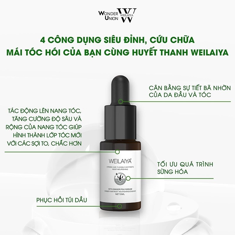 Weilaiya Serum kích thích mọc tóc 5ml x 8