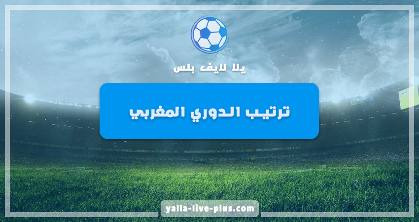 جدول ترتيب فرق الدوري المغربي