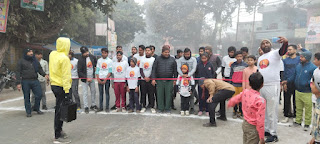 जौनपुर: मैराथन दौड़ का हुआ आयोजन  | #NayaSaveraNetwork