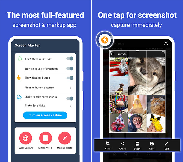 ScreenMaster:Screenshot Markup - App chụp màn hình điện thoại a1