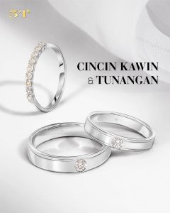 cincin tunangan emas putih