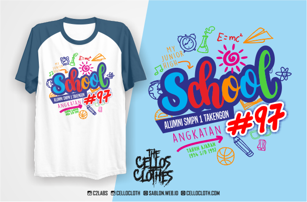 Desain Kaos Sablon Untuk Kaos Reuni Akbar Sekolah Desain Kaos Sablon Untuk Kaos Reuni Akbar Sekolah