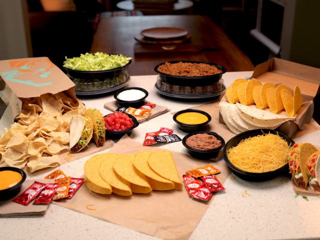 Taco Bell Offers New "At Home Taco Bar" for $25 | Brand Eating