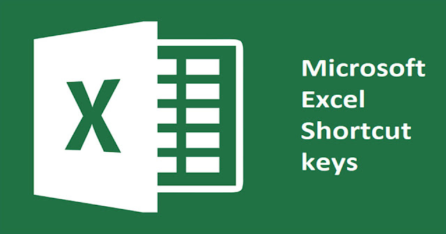  Microsoft Excel shortcut key  - মাইক্রোসফট এক্সেল শর্টকাট কী  