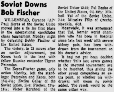 Soviet Downs Bob Fischer