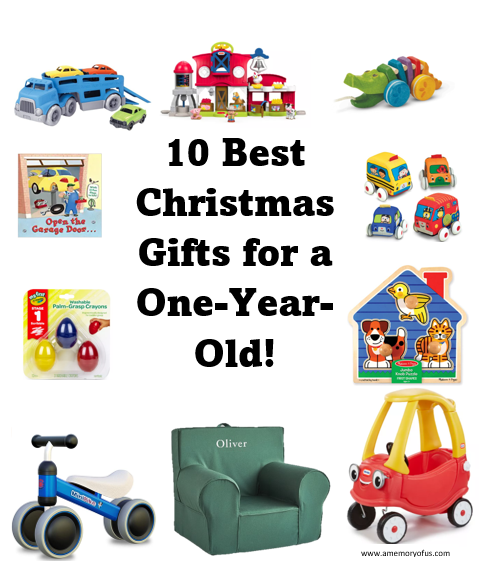 10 Best Christmas Gift Ideas for a One Year Old | 1 Year Old Christmas Ideas | Baby's First Christmas Gift Ideas | A Memory of Us Blog