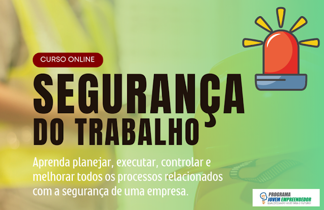 Curso Todo Online Auxiliar de Segurança do Trabalho