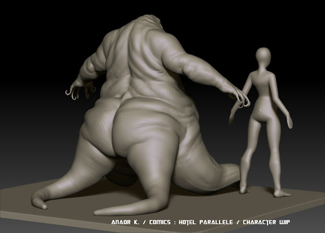 modeling 3d , science fiction, character design