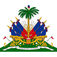 Logo Gambar Lambang Simbol Negara Haiti PNG JPG ukuran 200 px