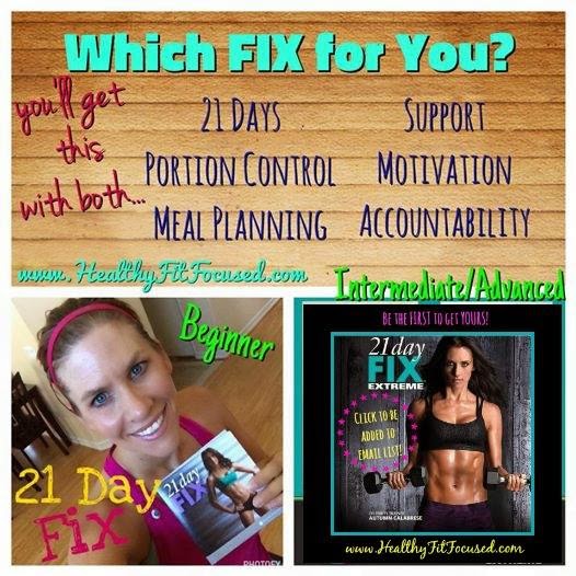 Which Fix For You?, 21 Day Fix, 21 Day Fix Extreme, www.HealthyFitFocused.com 