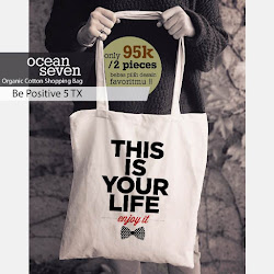 OceanSeven_Shopping Bag_Tas Belanja__Inspirational Quotes_Be Positive 5 TX