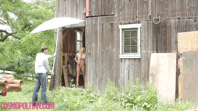 Kate Upton Behind The Scenes Cosmopolitan Photoshoot