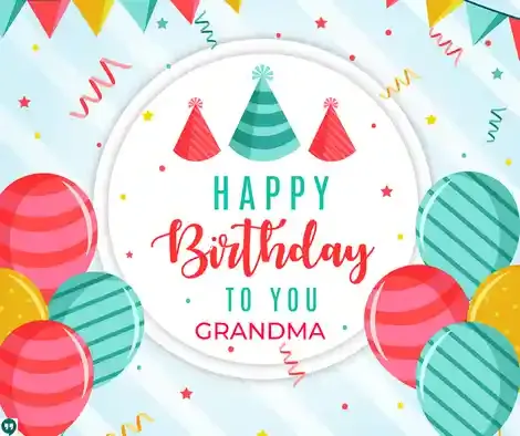 vector happy birthday grandmother images decoration elements