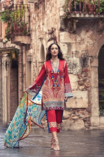 Faraz manan lawn emb.suits 2017