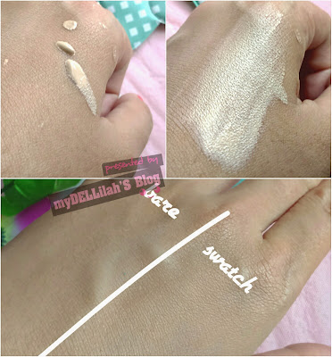 swatch Emina Beauty Bliss BB Cream