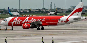Pesawat AirAsia di Bandara Soekarno-Hatta