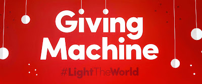 Giving Machine #LightTheWorld London Launch