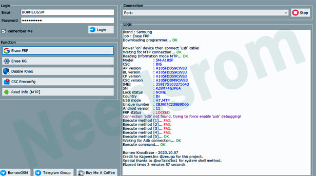 Samsung All-in-one frp bypass tools