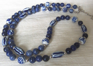 Blue and White Jewelry Wear on Etsy