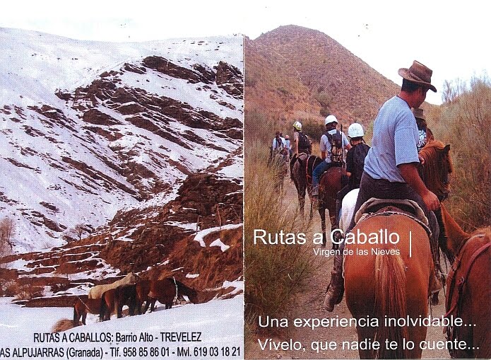 Rutas a caballo Virgen de las Nieves - photo: leaflet copy