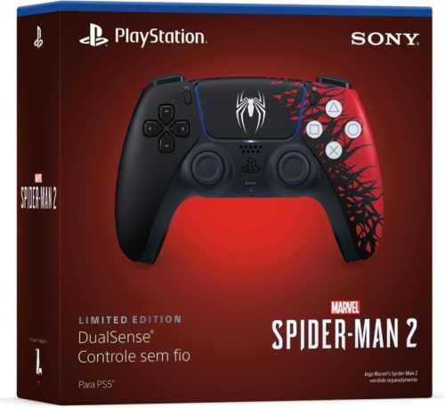 PS5 e DualSense terão modelos temáticos de Spider-Man 2