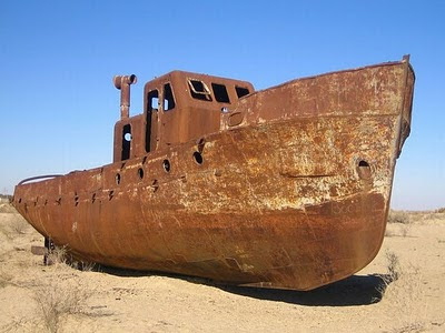 Aral Sea+ 03 784509 Gambar Laut Ke 4 Terbesar Dunia Yang Telah Hilang Tahun 2008