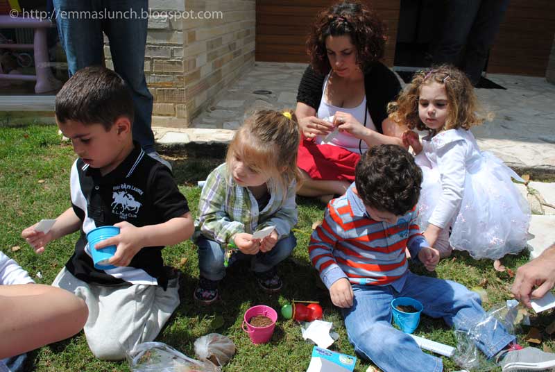 Goodies Bag For Kids. The kids were to plant their