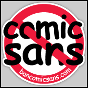 Ban Comic Sans