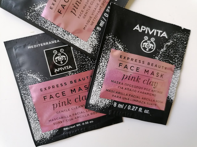 Apivita face mask pink clay