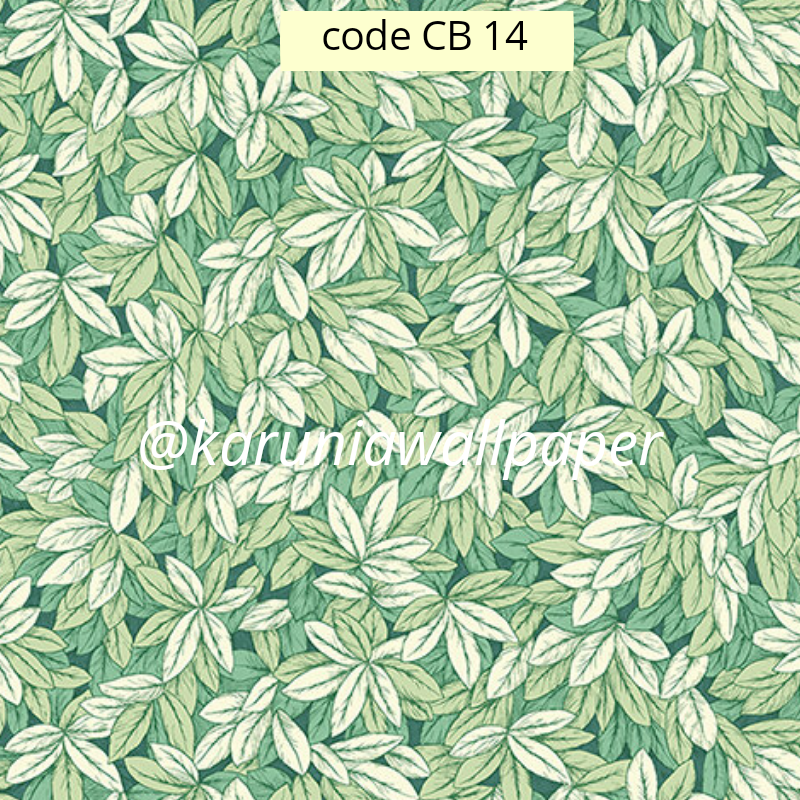 jual wallpaper daun