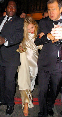 Supermodel Kate Moss Gets Wasted, Dress Torn To Shreds!