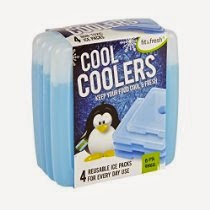 <br />Fit & Fresh Cool Coolers Slim Lunch Ice Packs - Set of 4