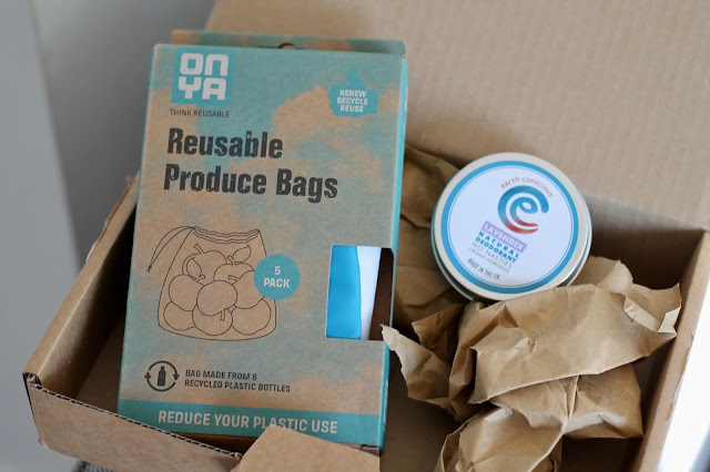 Earthwise Girls order, reusable produce bags, earth conscious deodorant, reducing waste, zero waste