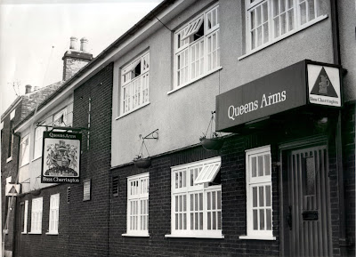 Historic Brigg town centre pub The Queens Arms - since closed -  pictured  in the 1970s