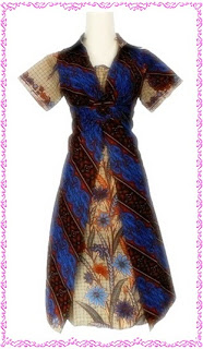 Model dress batik modern