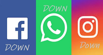 Facebook, instagram, whatsapp down