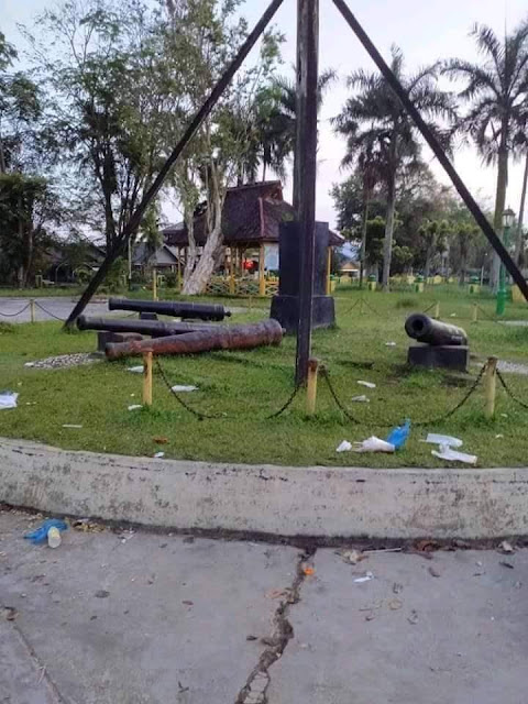 buang sampah sembarangan