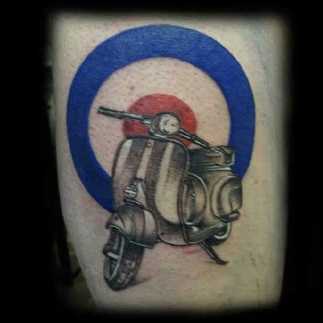 Scooter Target Tattoo