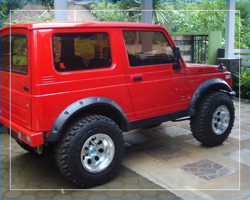 Modifikasi mobil katana terbaru ceper jimny 4x4 tahun 1989 