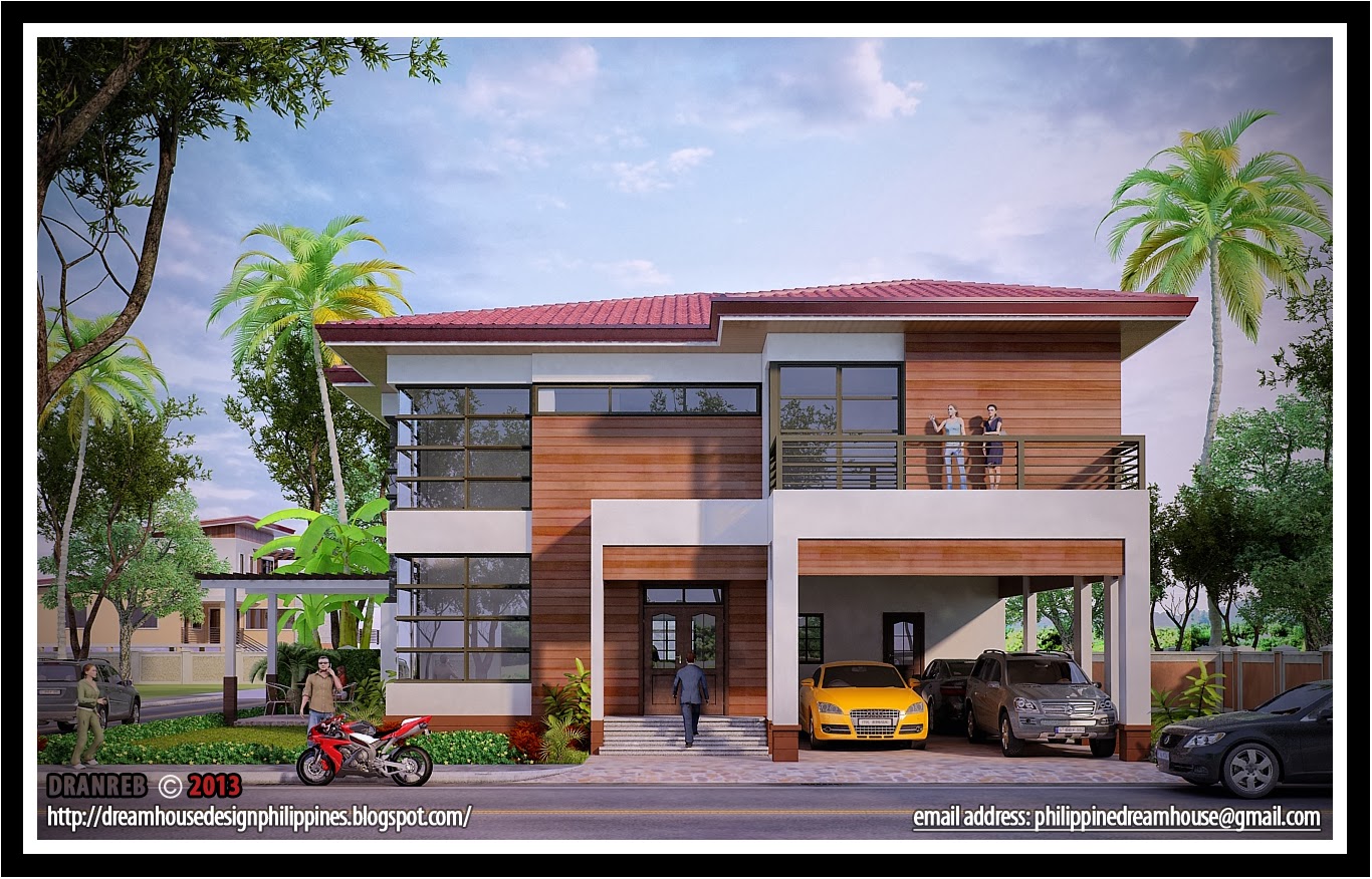 Philippine Dream House Design Five Bedrooms Two Storey House
